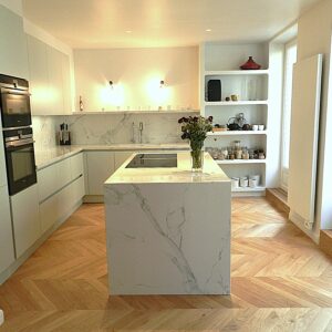 Cuisine ouverte avec ilot Paris 03