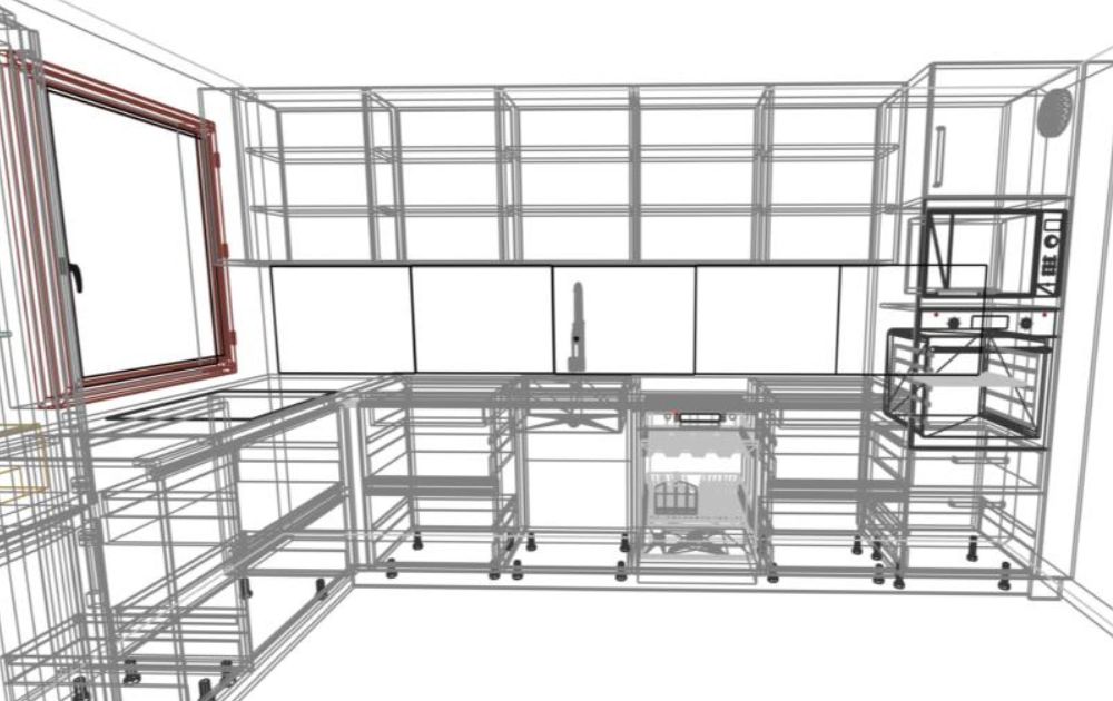 plan filiaire cuisine paris 16